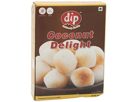 Dip Premium Coconut Delight Laddu, 200 g