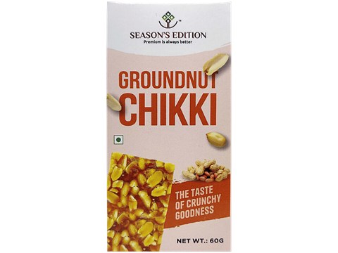 Season's Edition Groundnut Chikki, 60 g