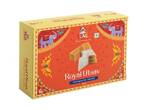 Lal Royal Utsav Shahi Mysore Pak & Kaju Katli, 400 g