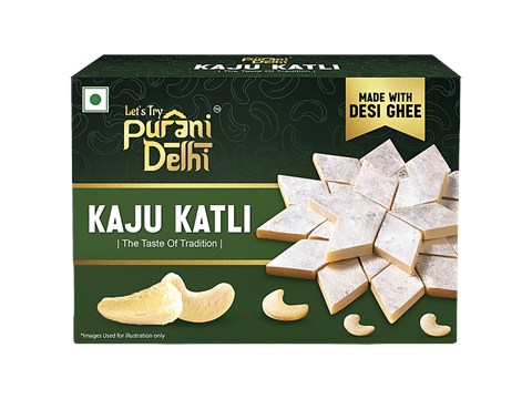 Let's Try Purani Delhi Kaju Katli, 250 g