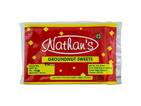 Nathan's Groundnut Sweets, 100 g