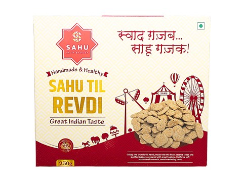 Sahu Gajak Bhandar Sahu Til Revdi, 250 g