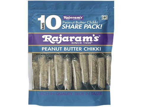 Rajaram's Peanut Butter Chikki - Silk, Ready To Eat, 180 g