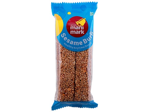 Manimark Sesame Burfi - Healthy Snack, 65 g