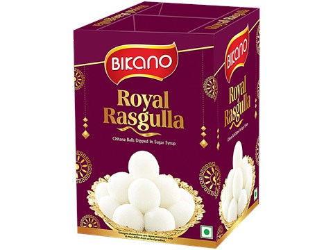 Bikano Royal Rasgulla - Ready To Eat, 1 kg