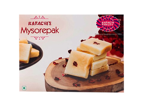 Karachi Bakery Mysore Pak - Authentic, Rich, Traditional Sweet, 200 g