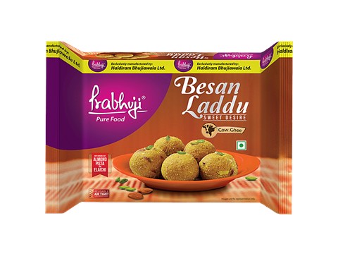 Prabhuji Pure Food Sweets - Besan Ladoo, 336 g