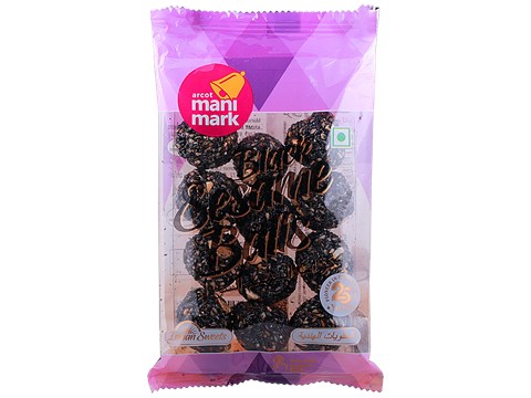 Manimark Black Sesame Balls - Indian Sweet, 70 g