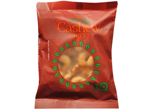 Greenaira Nutrition Cashew Chikki, 100 g