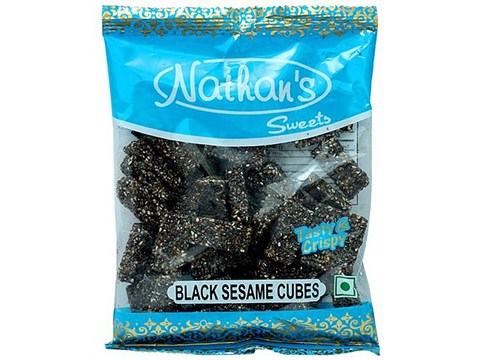 Nathan's Black Sesame Cubes, 200 g