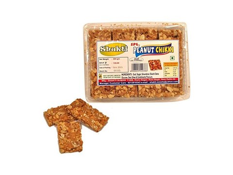 Shakti Sweets - Chikki, Peanut, 400 g