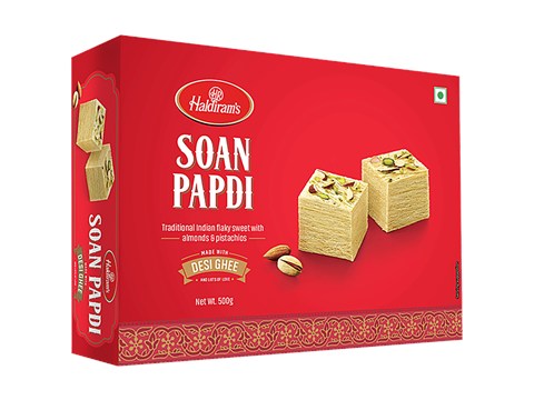 Haldiram's Sweets - Soan Papdi (Del), 500 g