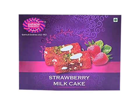 Karachi Bakery Strawberry Milk Cake - Authentic, Rich, Traditional Sweet, 200 g