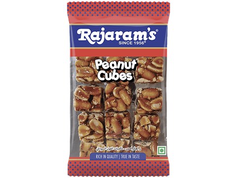 Rajaram's Peanut Chikki Cubes, 100 g