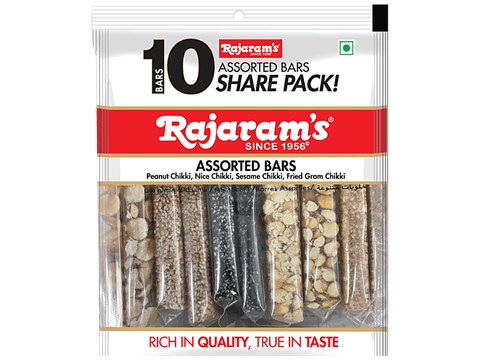 Rajaram's Assorted Chikki Bar - Ready To Eat, Healthy Snack, 250 g