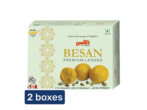 Daadi's Besan Premium Laddoo, 2x200 g
