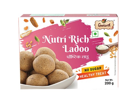 GEETARTH Nutri Rich Ladoo, No Sugar, 200 g