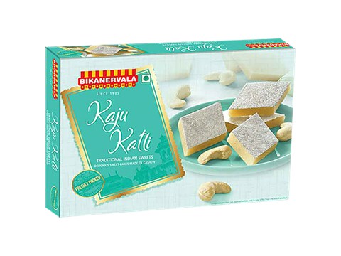Bikanervala Kaju Katli - Traditional Indian Sweets, Freshly Packed, 400 g
