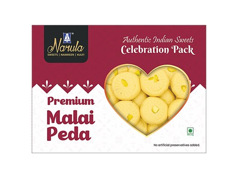 NARULA SWEETS Premium Malai Peda, 400 g