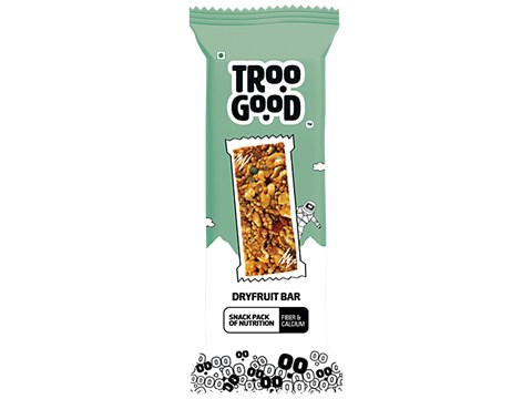 TROO GOOD Dryfruit Bar - Nutritious, Fibre, & Calcium Rich, 25 g