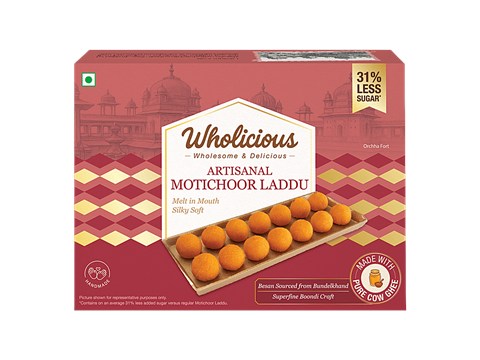 Wholicious Artisanal Motichoor Laddu, 200 g