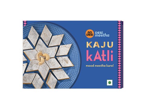 GO DESi Classic Kaju Katli - Desi Meetha, 200 g