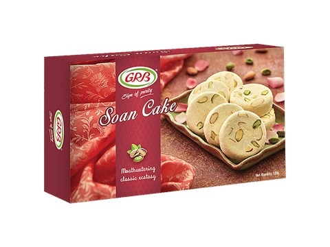 GRB Soan Cake - Regular, Traditional Delicacy/Sweets, Dessert, For Celebrations, Special Ocassions, 100 g