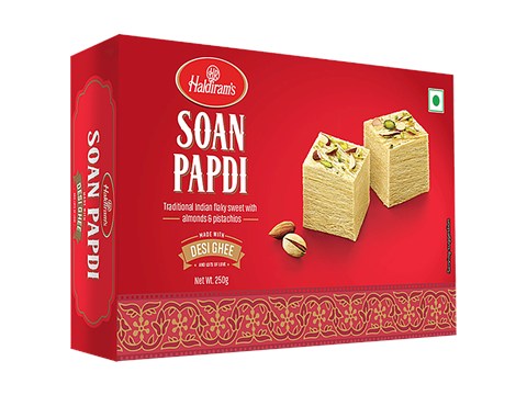 Haldiram's Sweets - Soan Papdi, 250 g