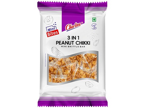 Charliee Chikki - Peanut, 3 In 1, 200 g
