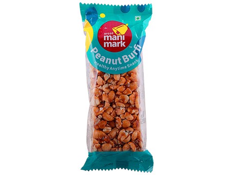 Manimark Peanut Burfi - Healthy Snack, 90 g