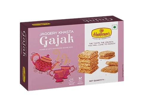 Haldiram's Jaggery Gud Khasta Gajak Sesame Bars, 200 g