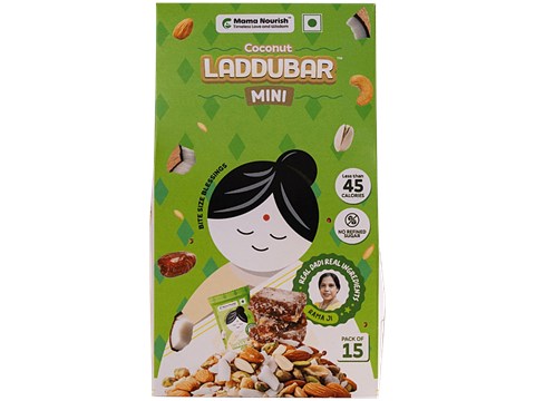 Mama Nourish Coconut Laddubar Mini, 135 g