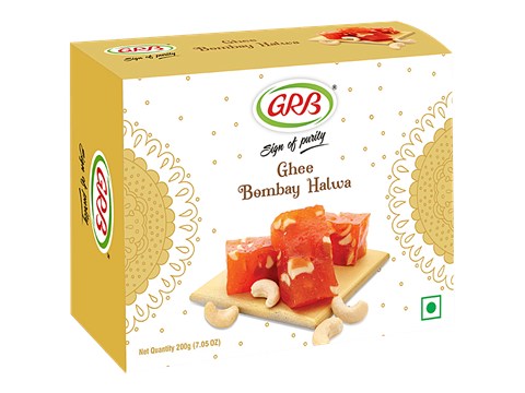 GRB Bombay Halwa - Traditional Delicacy/Sweets, Dessert, For Celebrations, Special Occasions, 200 g