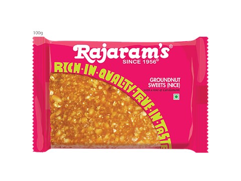 Rajaram's Sweets - Groundnut Nice, 100 g