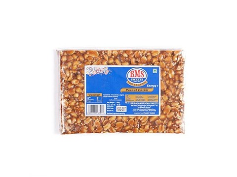 BMS Sweets Chikki - Peanut, 200 g