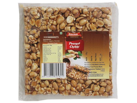 Kanchana Peanut Candy Chikki, 120 g