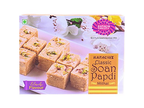 Karachi Bakery Classic Soan Papdi Mithai - Authentic, Rich, Traditional Sweet, 200 g