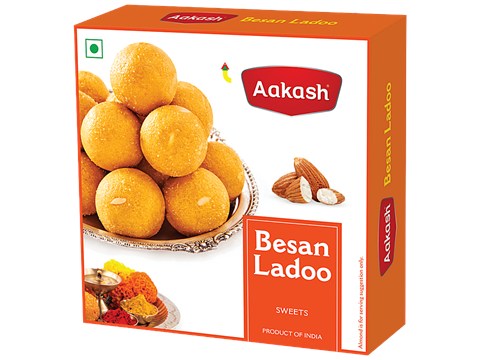 Aakash Besan Ladoo - Traditional Indian Sweet, 400 g