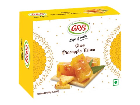 GRB Pineapple Halwa - Traditional Delicacy/Sweets, Dessert, For Celebrations, Special Occasions, 200 g
