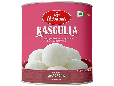 Haldiram's Delhi Rasgulla, 500 g