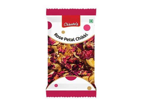 Chhedas Rose Petal Peanut Chikki, 100 g