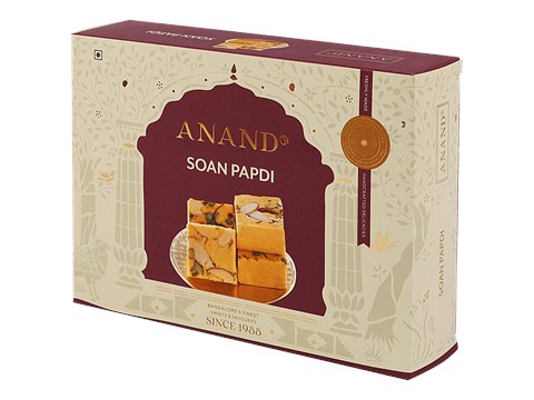 Anand Sweets Anand Soan Papdi - Sweets, Dessert, Snack, 500 g