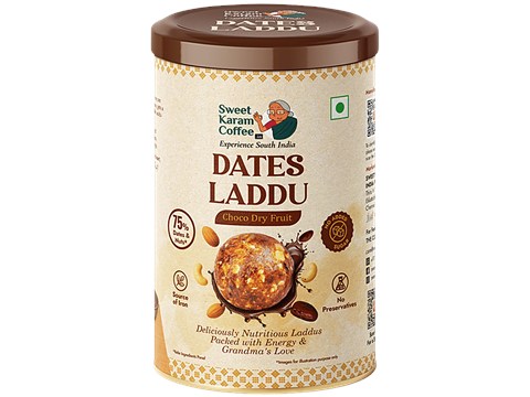 Sweet Karam Coffee Dates Laddu With No Added Sugar, 180 g