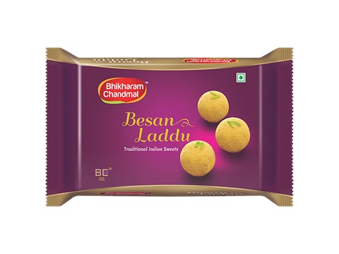 Bhikharam Chandmal Sweets - Besan Ladoo, 336 g