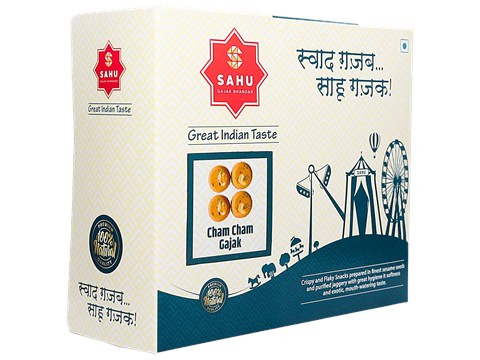 Sahu Gajak Bhandar Cham Cham Gajak/Tilkut Sweets, 250 g
