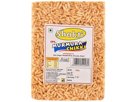 Shakti Murmura Chikki - Special, Puffed Rice Snack, 200 g