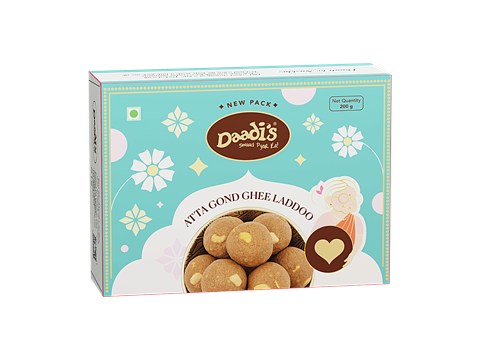 Daadi's Atta Gond Laddoo - Made In Pure Ghee, 200 g