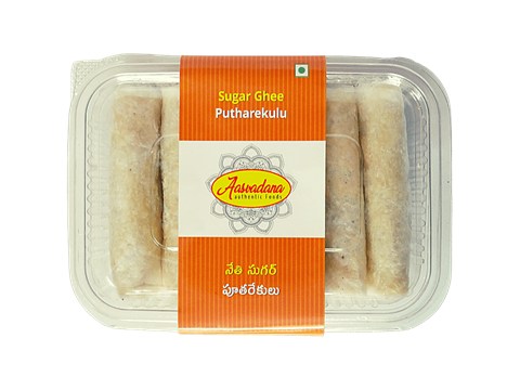 Aasvadana Sugar Ghee Putharekulu, 100 g