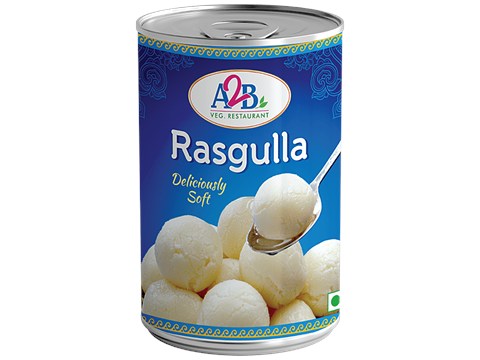 A2B Rasgulla - Soft, Sponge, Delicious Dessert, 1 kg