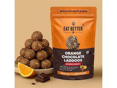Eat Better Co Orange Chocolate Laddoos, 70 g